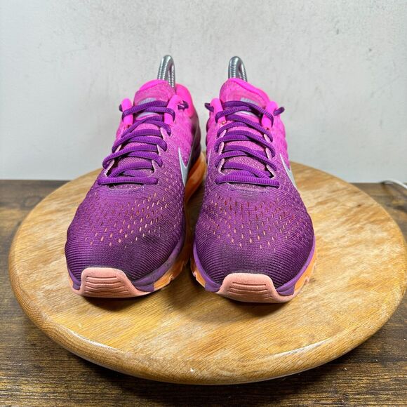 Nike Air Max 2017 Bright Grape Fire Pink 849560 502 Women's Size 7.5 - Picture 2 of 10